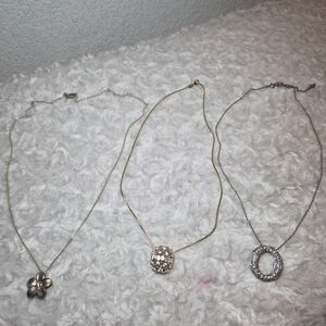 Elegant Silver and Gold Necklace Set